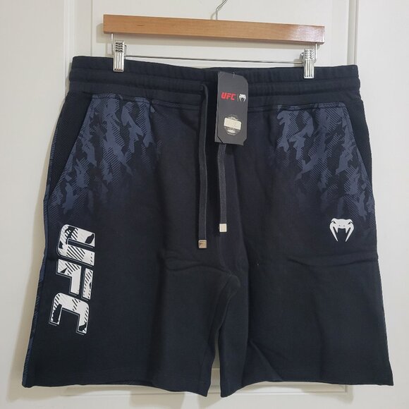 NWT Venum UFC Officially Licensed Logo Fight Week Shorts Black XXXL - Picture 1 of 16